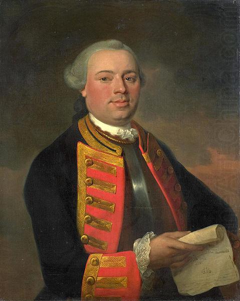 Portret van Johan Arnold Zoutman, August Christian Hauck